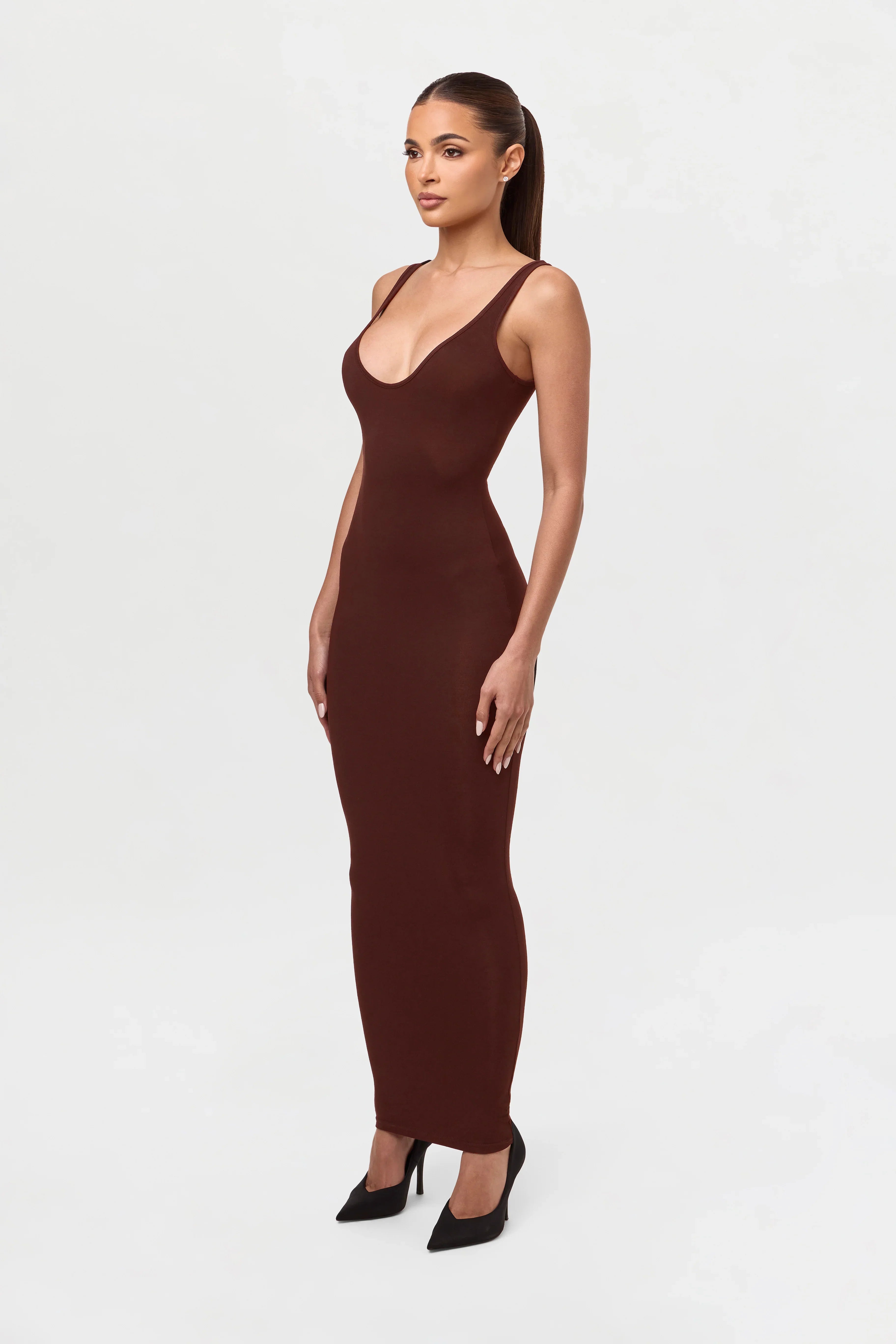Smooth Sculpt Tank Midi Dress