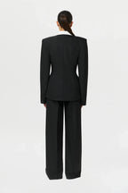 Suiting Seam Wide-Leg Pants