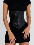 GLOWEN MINI DRESS BLACK