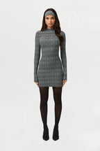 Naked Print Mini Dress