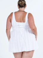 Lorinda Mini Dress White Curve