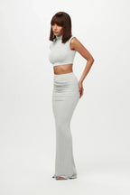 NW Turtleneck Sleeveless Crop Top