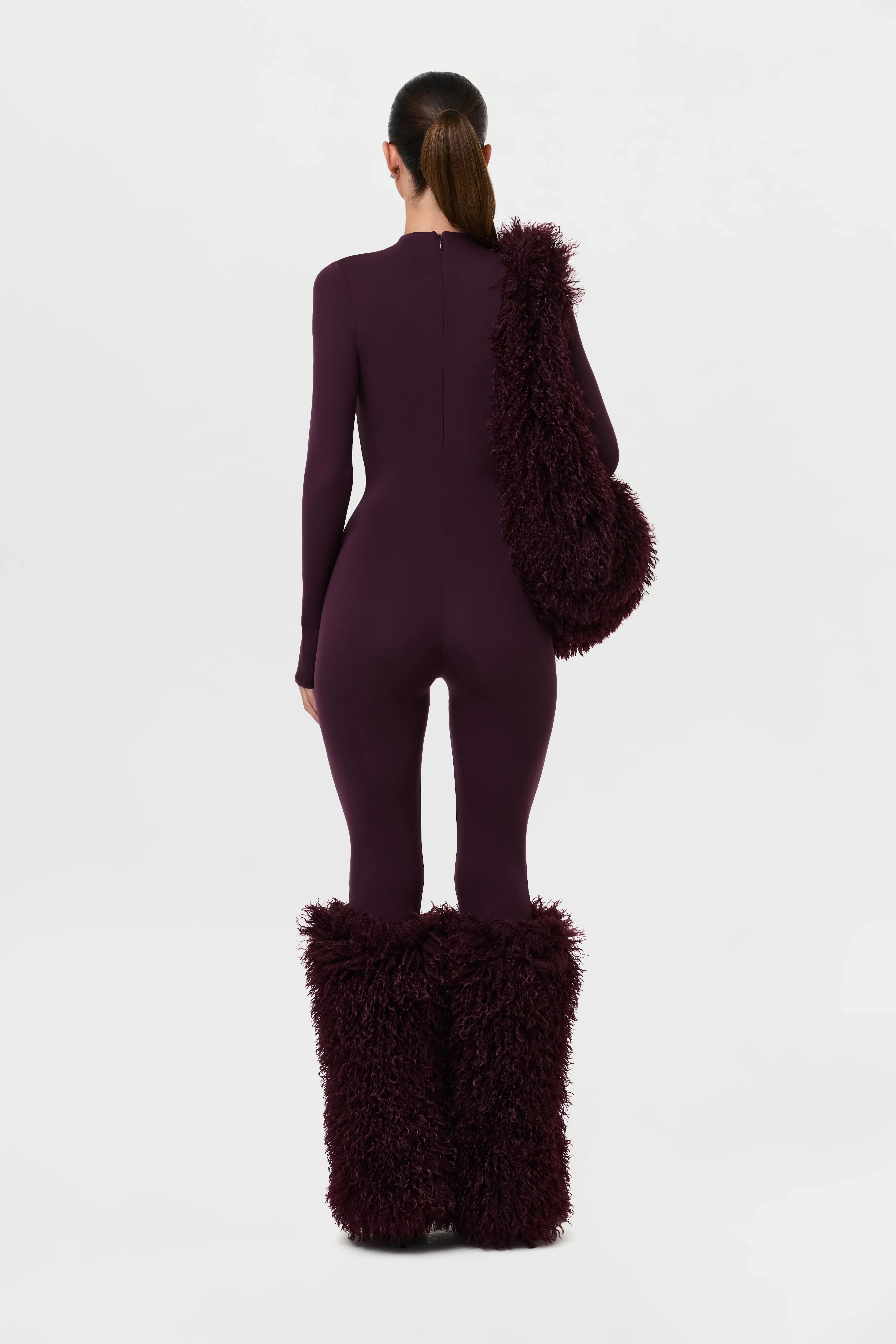 Faux Fur Plush Shoulder Bag