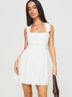 Mochi Mini Dress White
