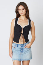 Tie Front Corset