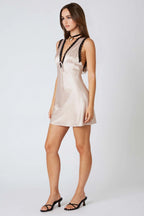 Satin Mini Dress
