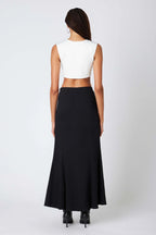 Twill Maxi Skirt