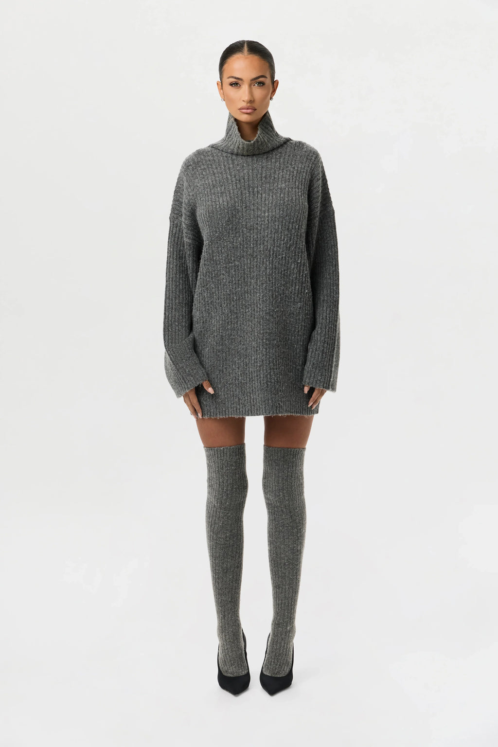 Knit Knee High Socks