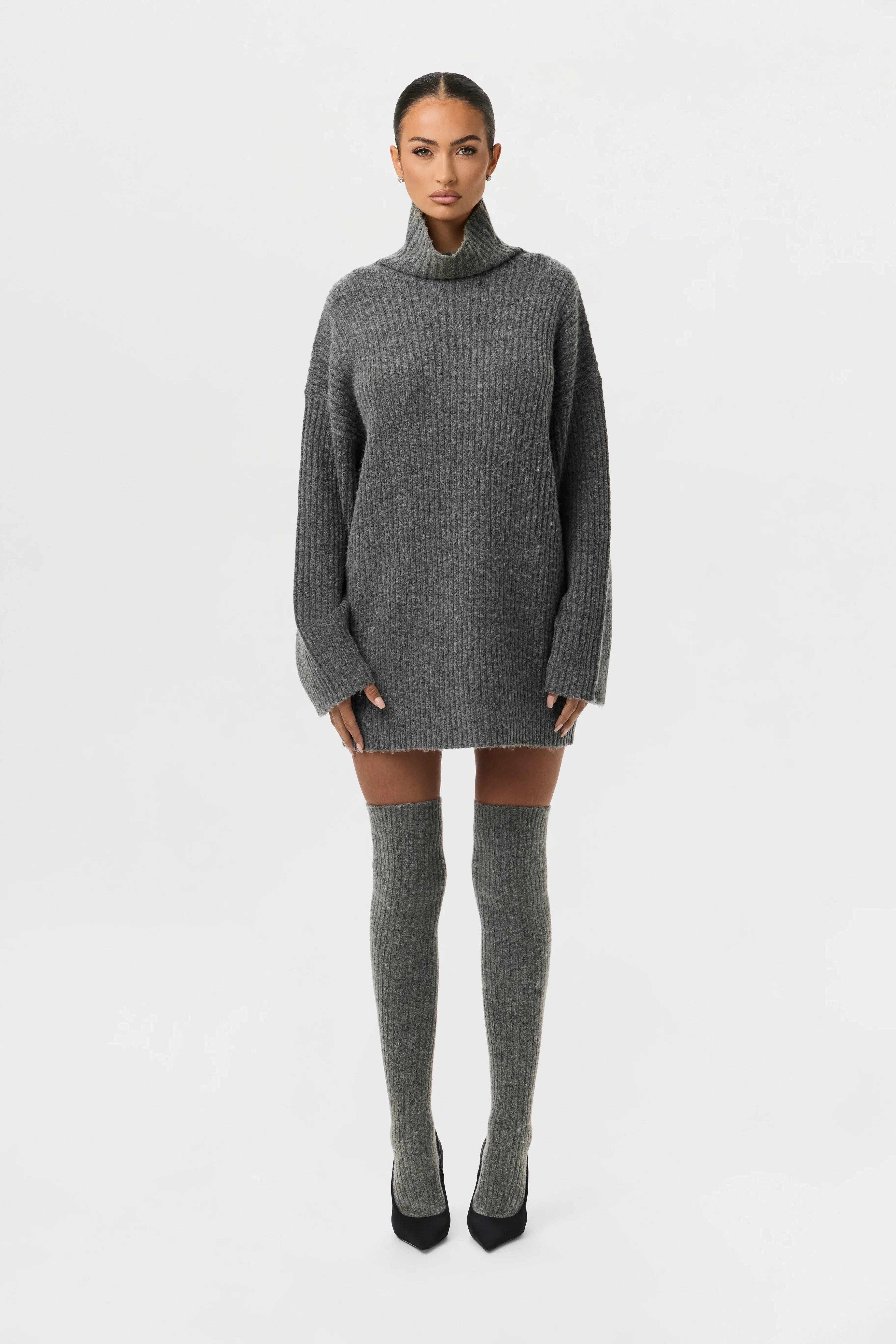 Knit Knee High Socks