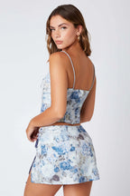 Floral Mini Skirt