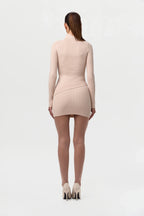 Ribbed-Knit Mini Skirt