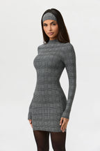 Naked Print Mini Dress