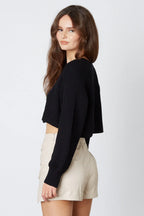 Ruched Mini Skirt