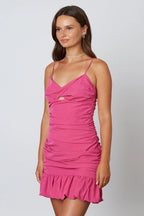 Ruched Mini Dress