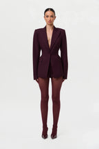 High Waist Suited Shorts