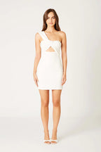 Side Strap Cut Out Mini Dress