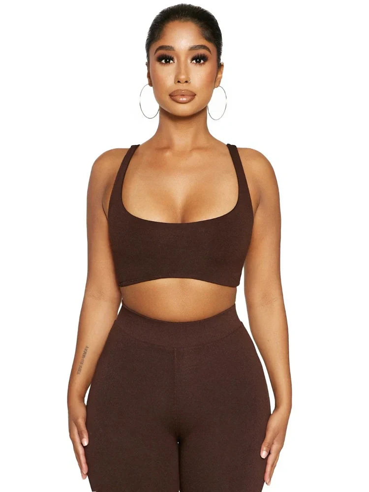 NW Scoop Tank Crop Top