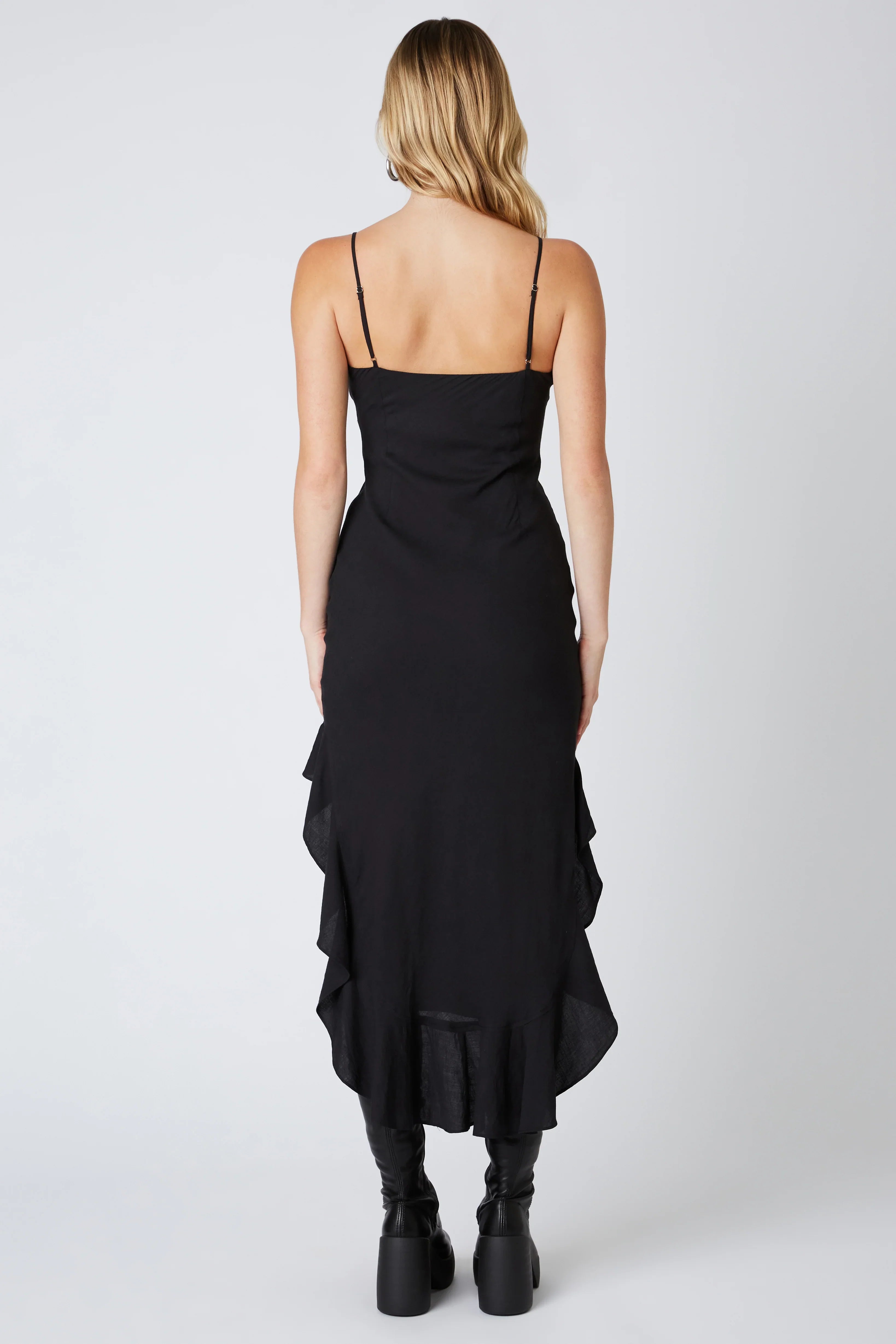 High Low Ruffled Dress