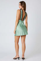 Satin Mini Dress