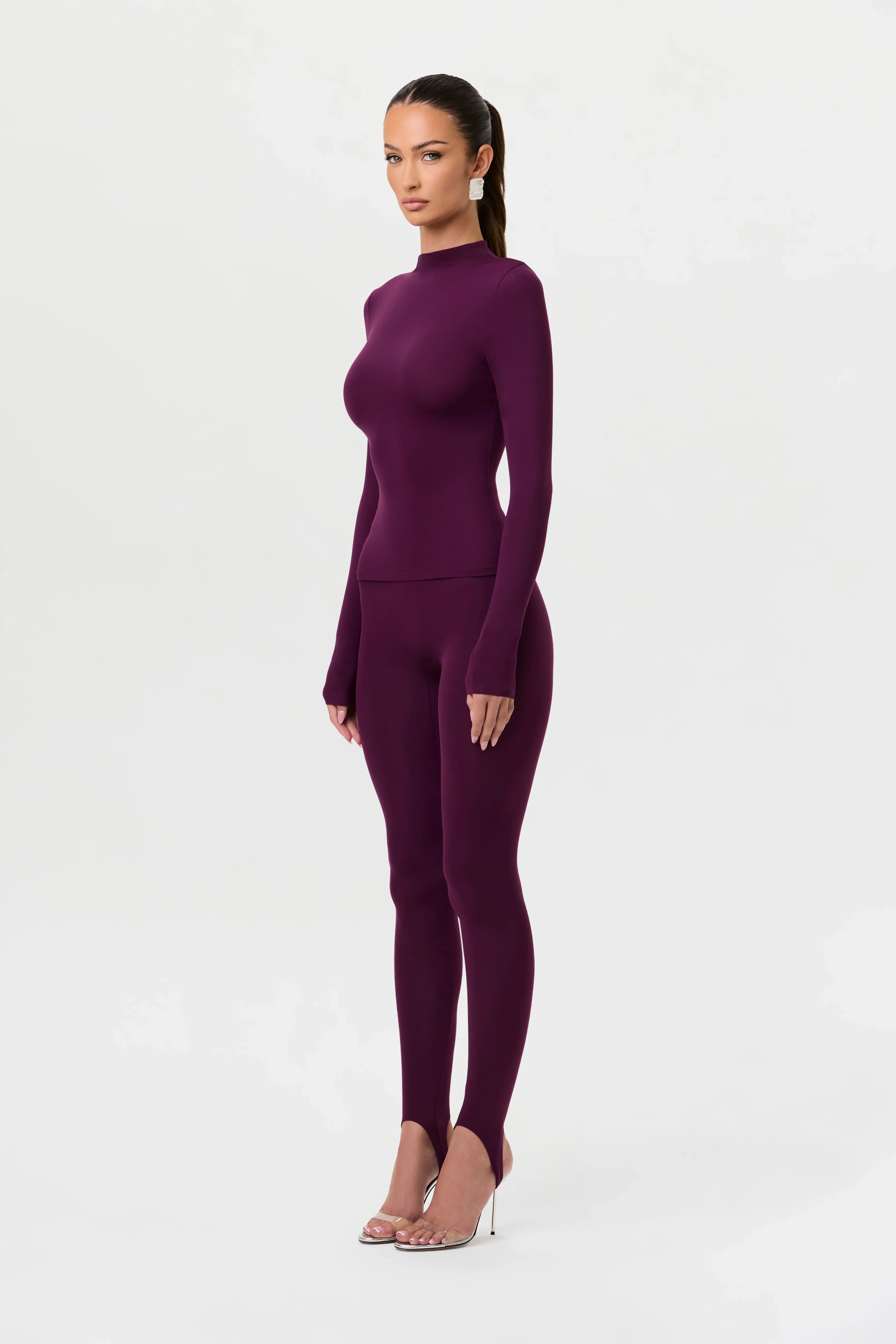 Naked Mock Neck Top
