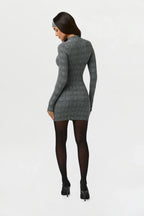 Naked Print Mini Dress