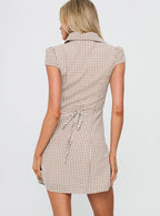 Arianwyn Mini Dress Brown Check