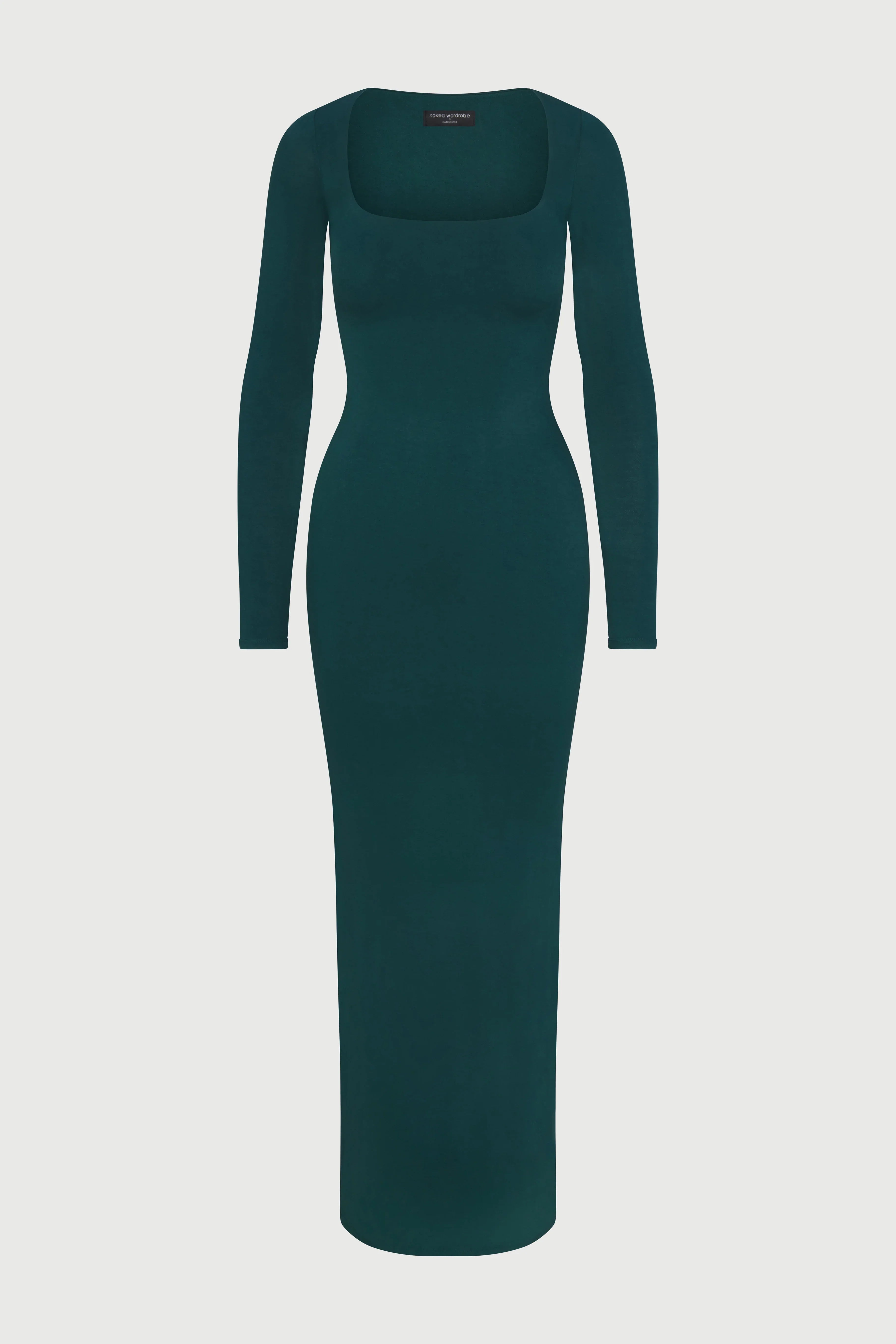 NW Square Neck Sculpt Maxi Dress