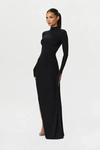 Naked Draped Sleeve Maxi Dress