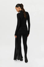 Crystal Closed Toe Leggings