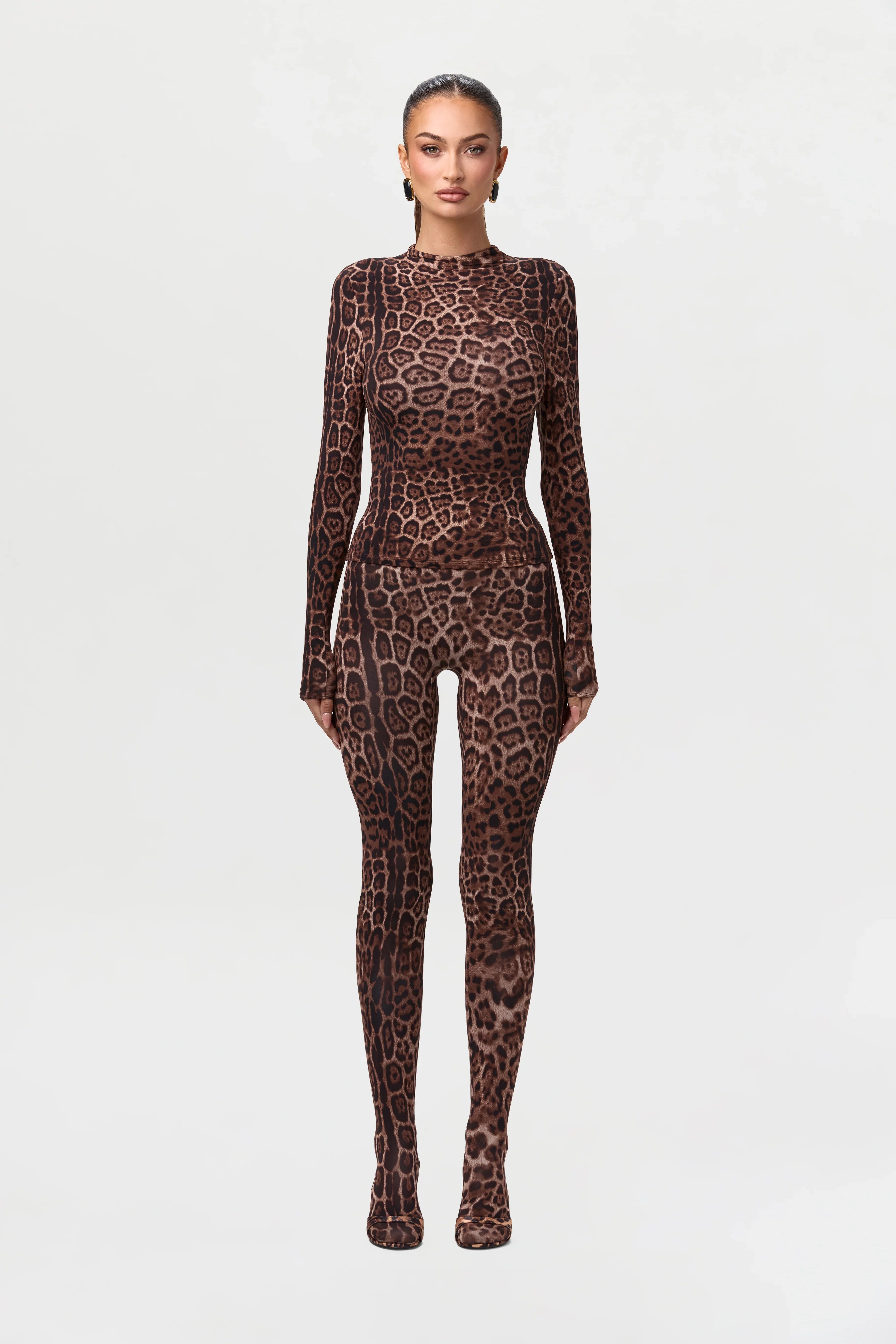 Naked Print Tights
