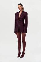 High Waist Suited Shorts