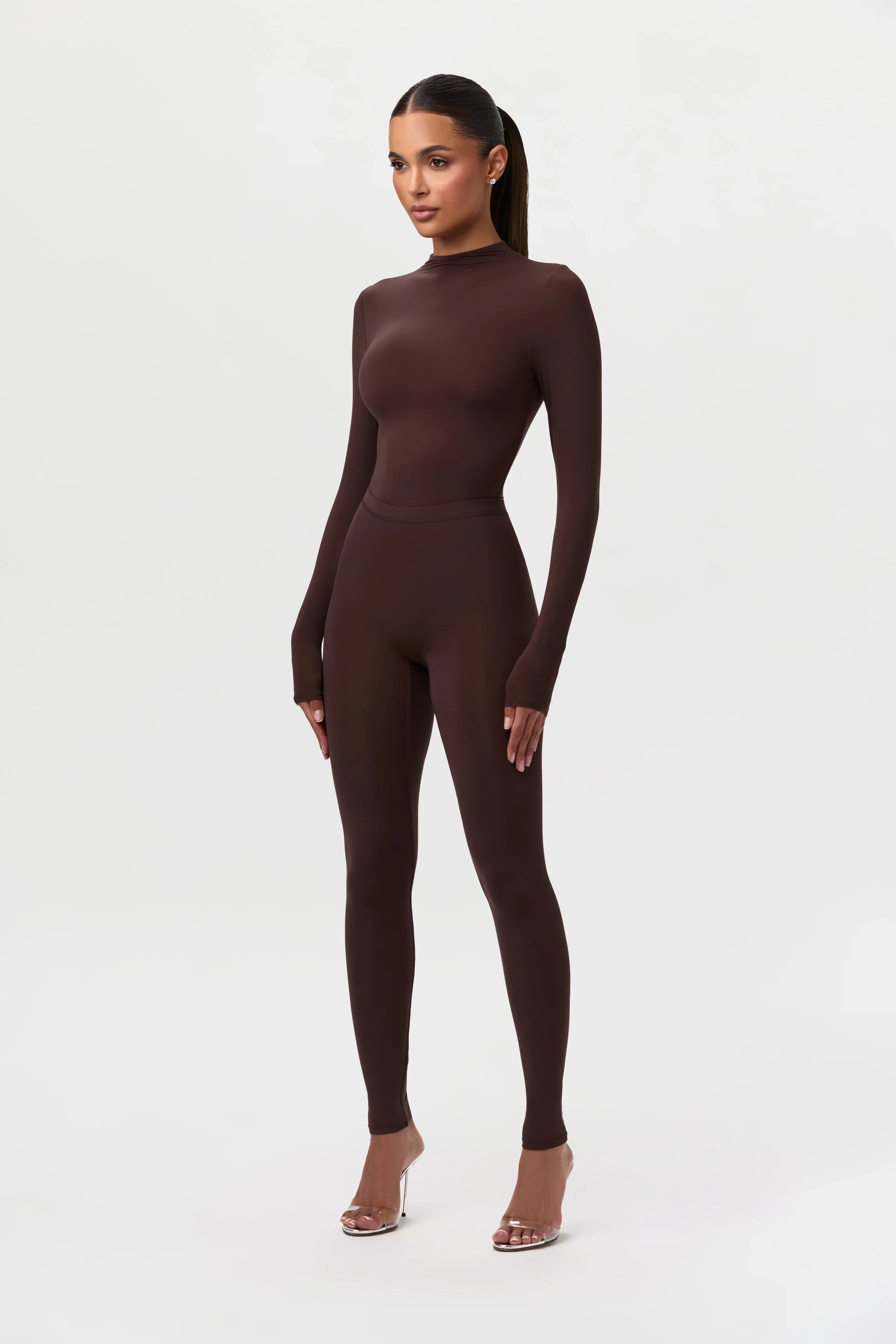 Naked Mock Neck Top
