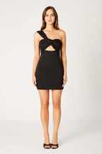 Side Strap Cut Out Mini Dress