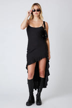 High Low Ruffled Dress