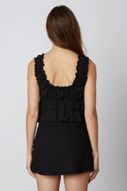 Ruffled Peplum Top