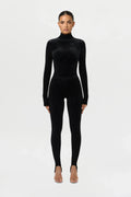 Velvet Stirrup Leggings