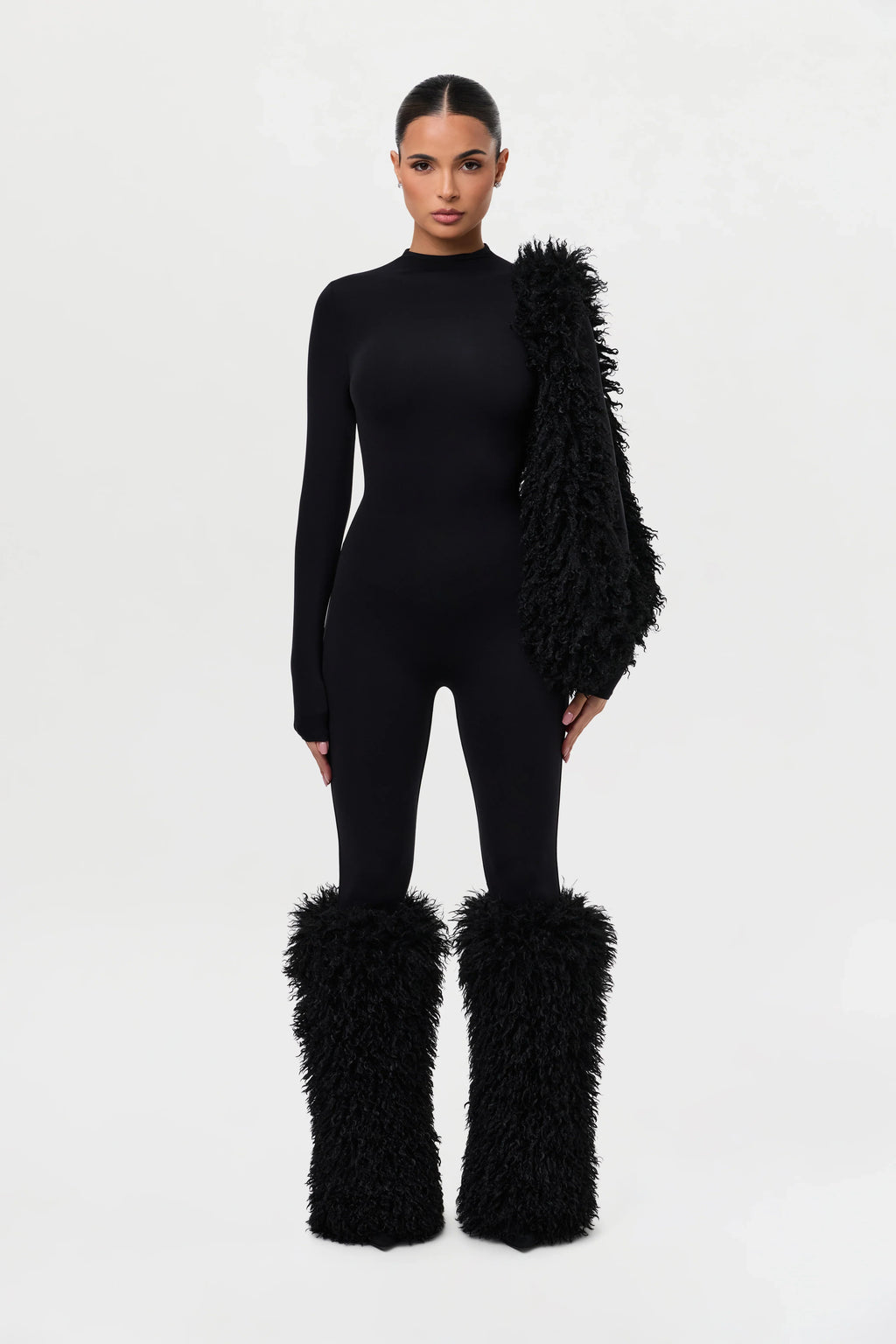 Faux Fur Plush Shoulder Bag