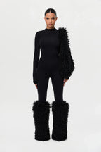 Faux Fur Plush Shoulder Bag