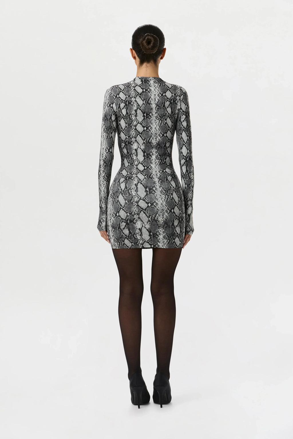 Naked Print Mini Dress