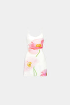 Low Back Mini Dress | Citrus Poppy