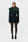 Suiting Plaid Mini Skirt