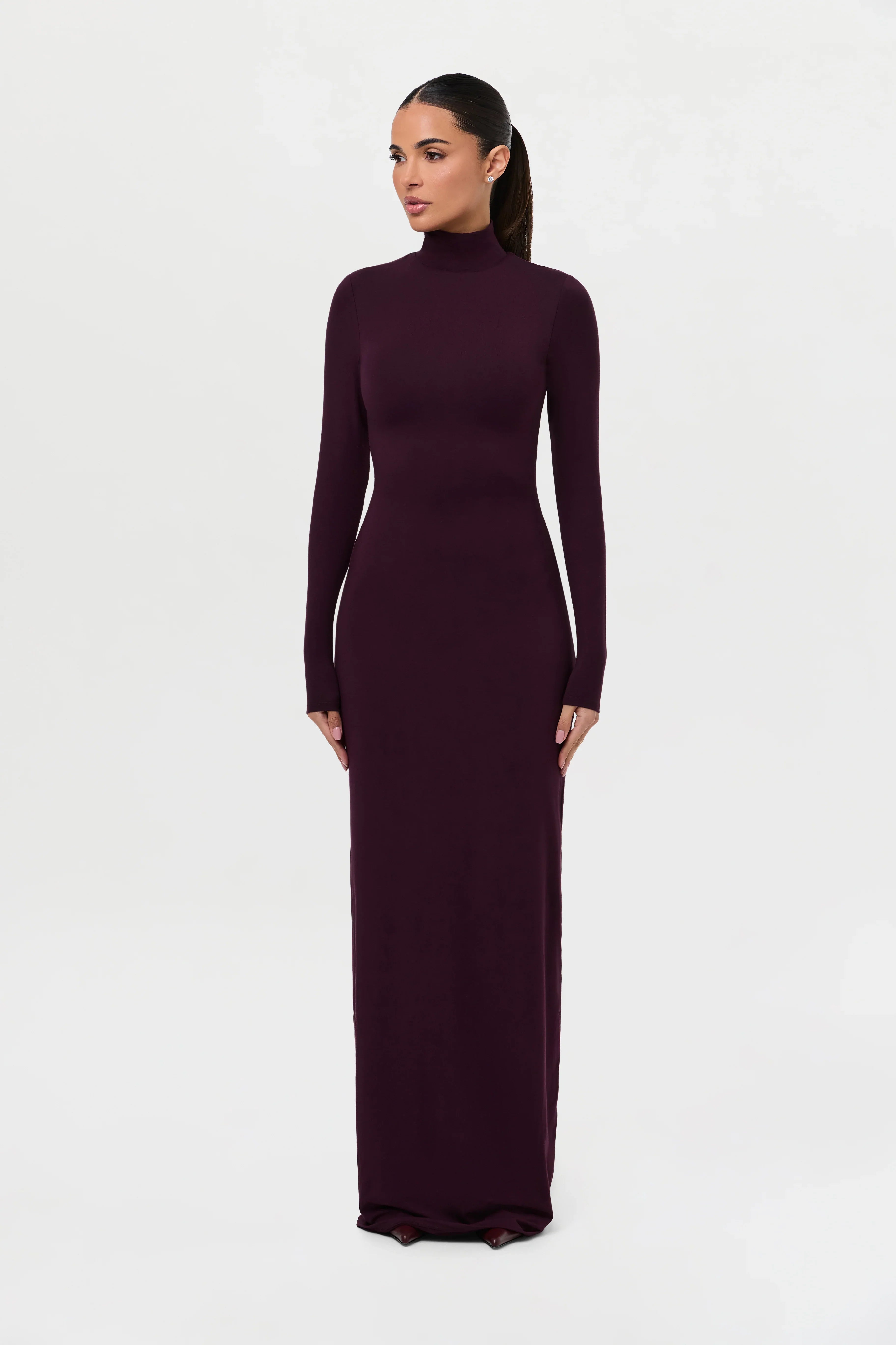 Butter Turtleneck Maxi Dress