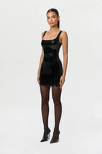 Vinyl Tank Mini Dress