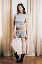 THE BB BLUE POLKA SHORT