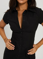 Motley Mini Dress Black