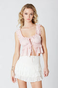 Ruffled Peplum Top