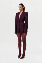 High Waist Suited Shorts