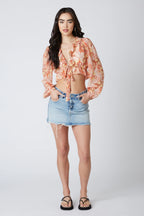 Retro Chiffon Blouse