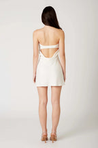 Strapless Bias Mini Dress