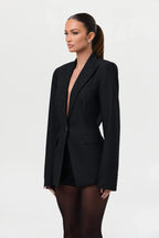 High Waist Suited Shorts